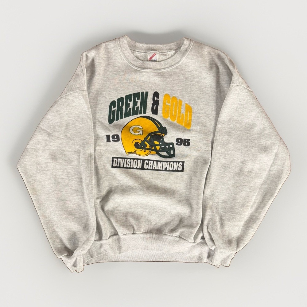 Vintage 1995 Green Bay Packers Central Division Champions crewneck sweatshirt 2X